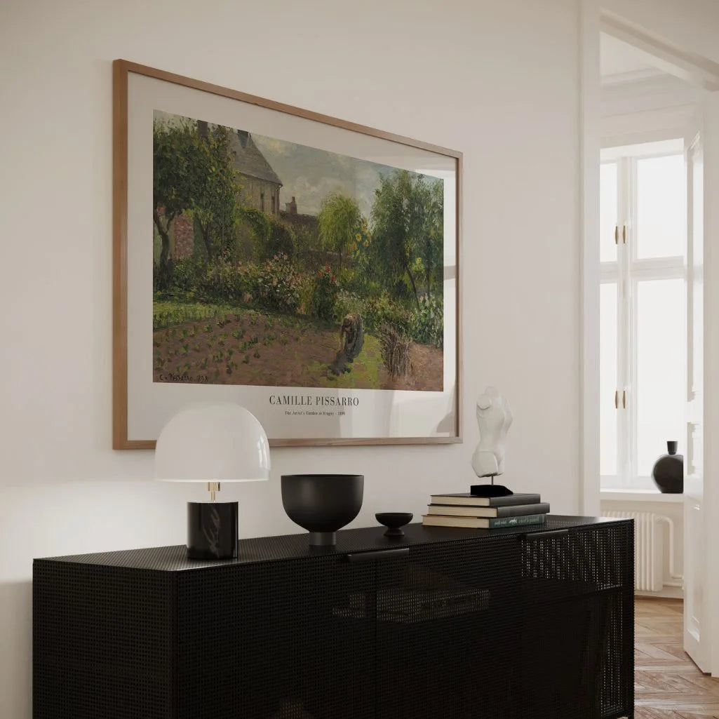 Camille Pissarro – Der Garten des Künstlers in Éragny Poster (1898)
