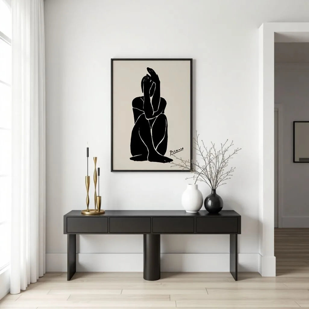 Von Pablo Picasso inspiriertes Poster – Stille der Form