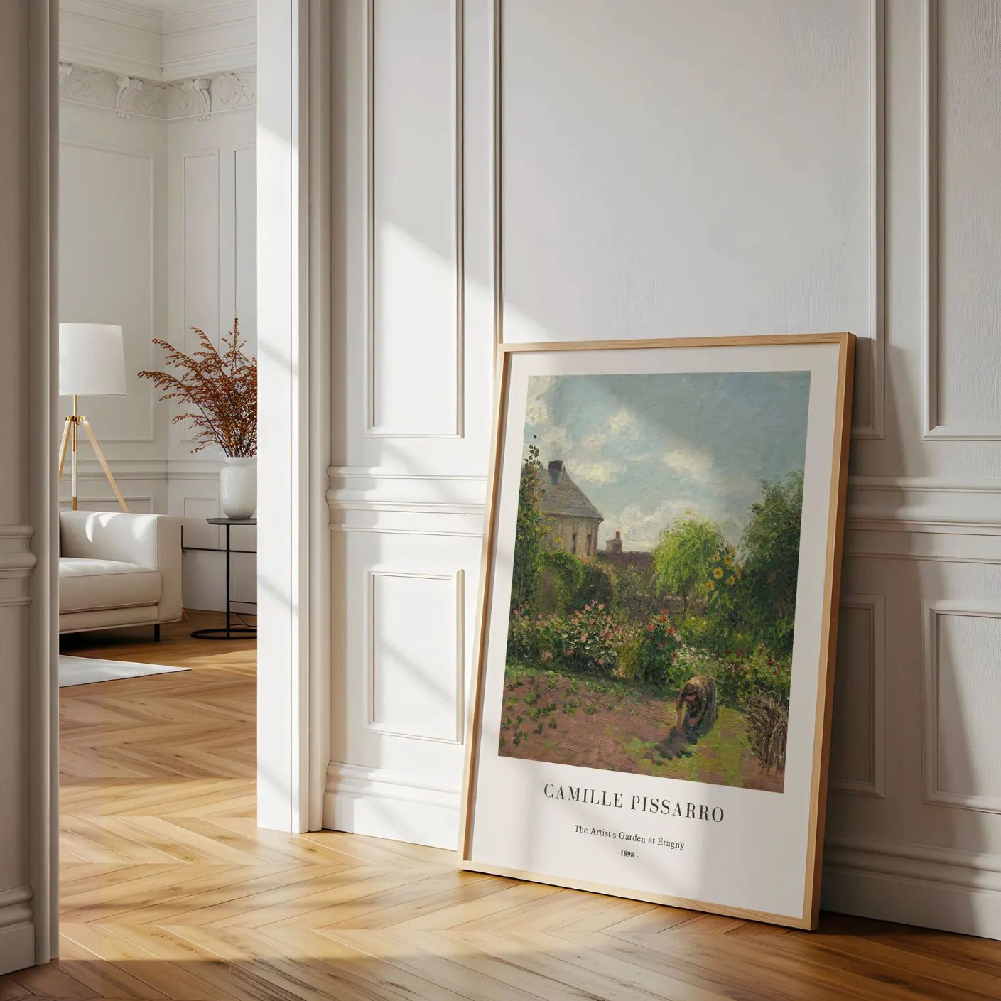 Camille Pissarro – Der Garten des Künstlers in Éragny Poster (1898)