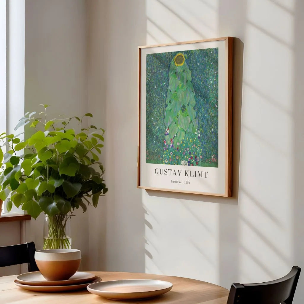 Gustav Klimt Poster – Sonnenblume (1908)