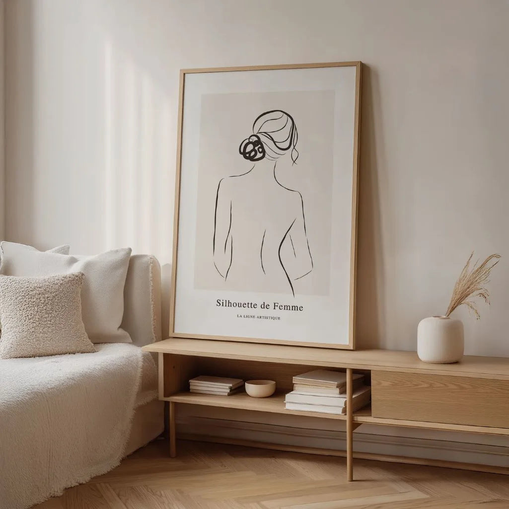 Poster – Rückenansicht Frau