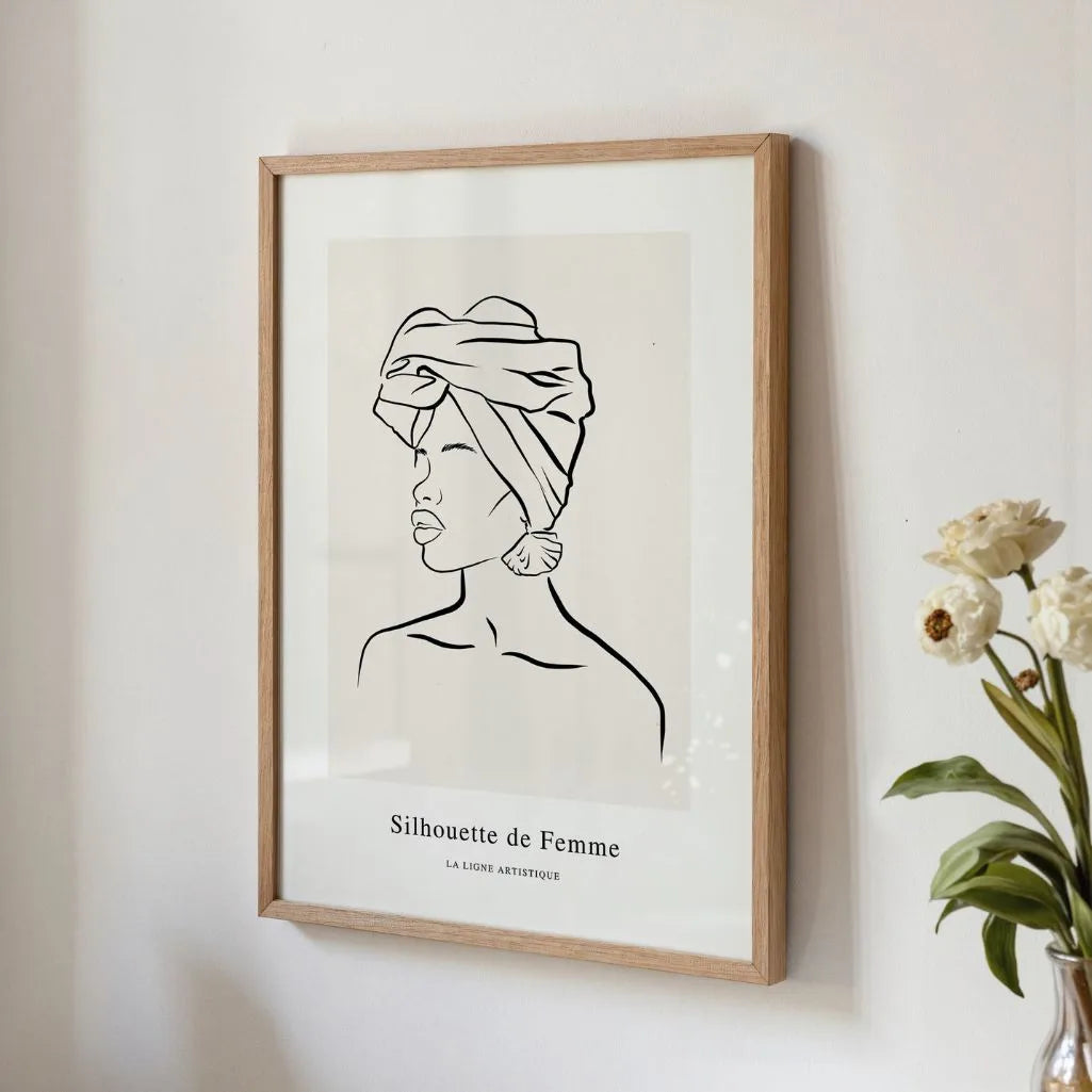 Poster – Frau mit Turban