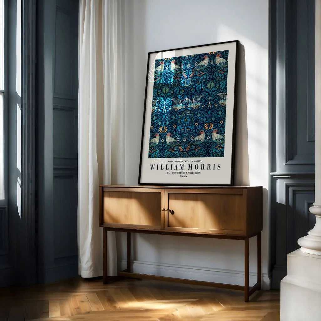 William Morris Poster – Vogelornament