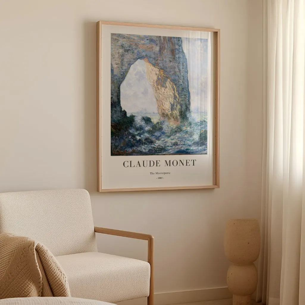 Claude Monet Poster – Manneporte-Klippe