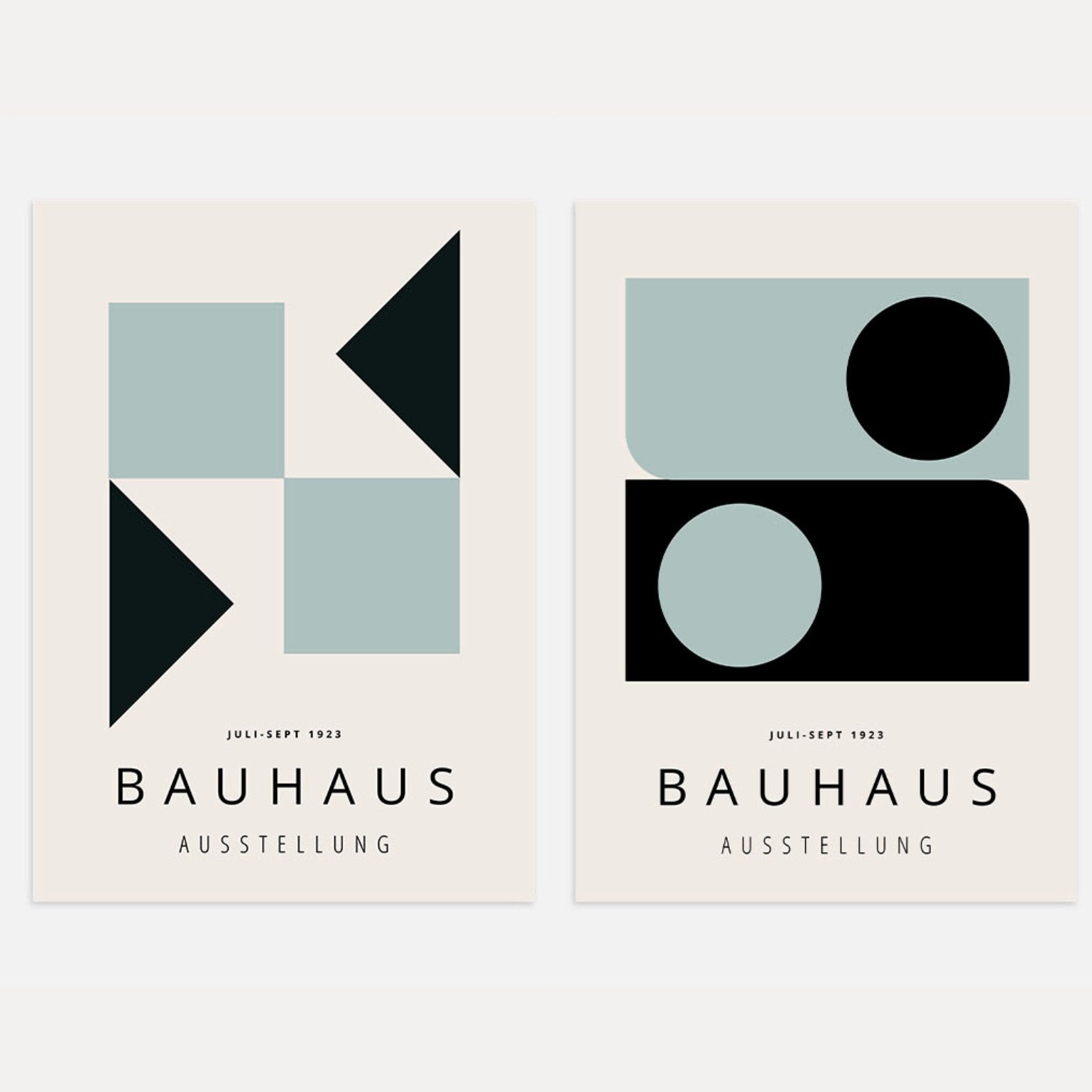 Poster Set 2 – Bauhaus Geometrie 