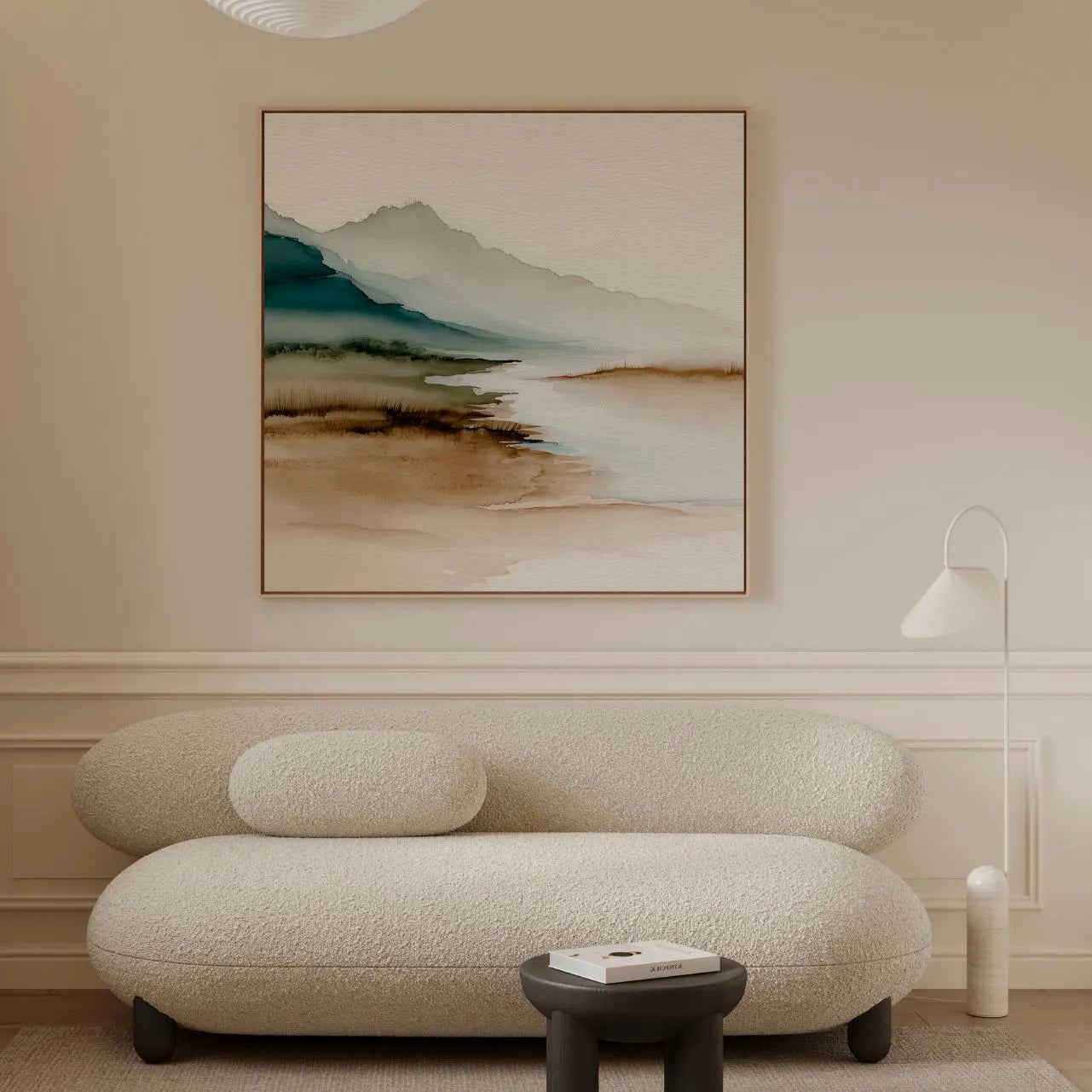 Gerahmtes Leinwandbild – Atem der Natur