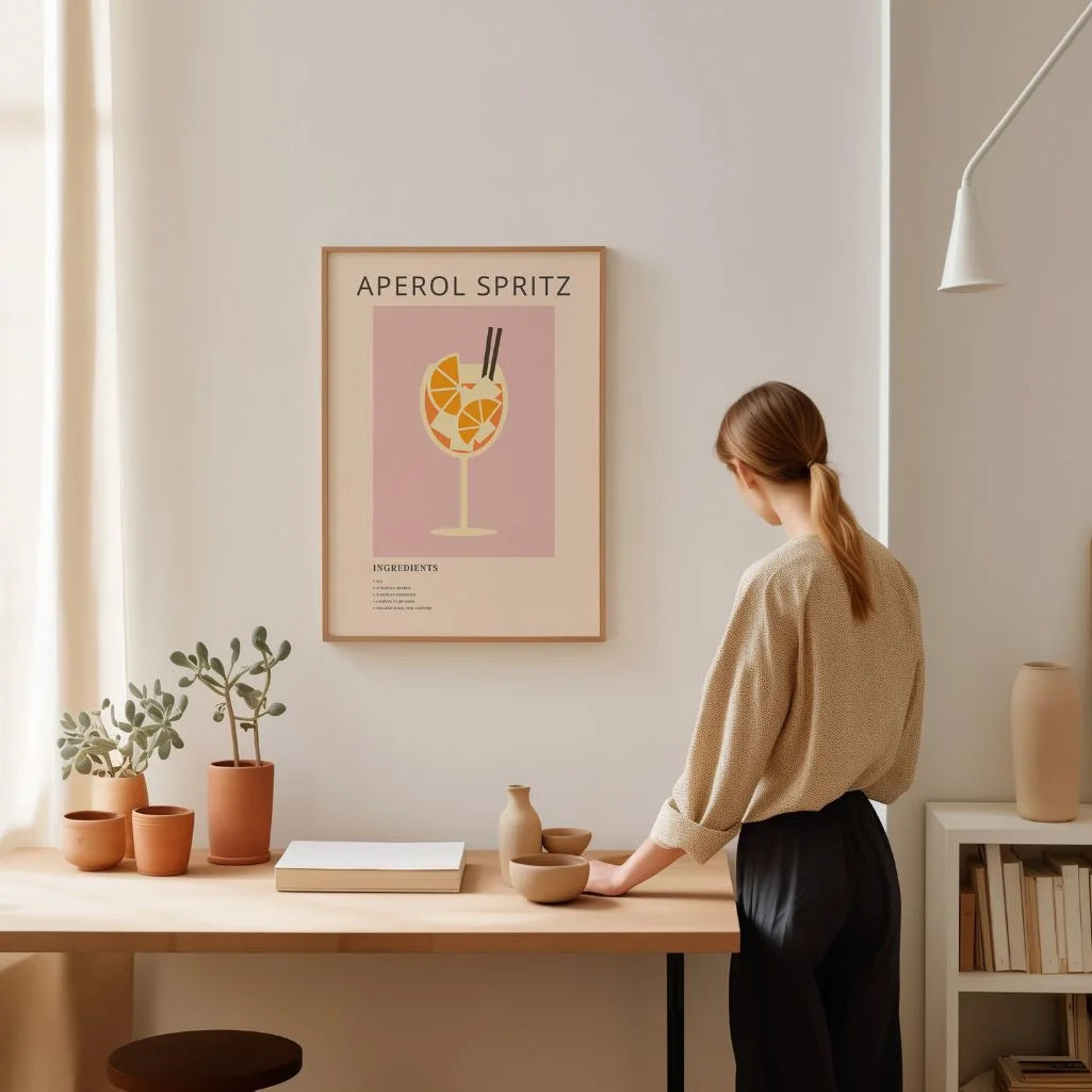 Aperol Spritz Poster Illustration
