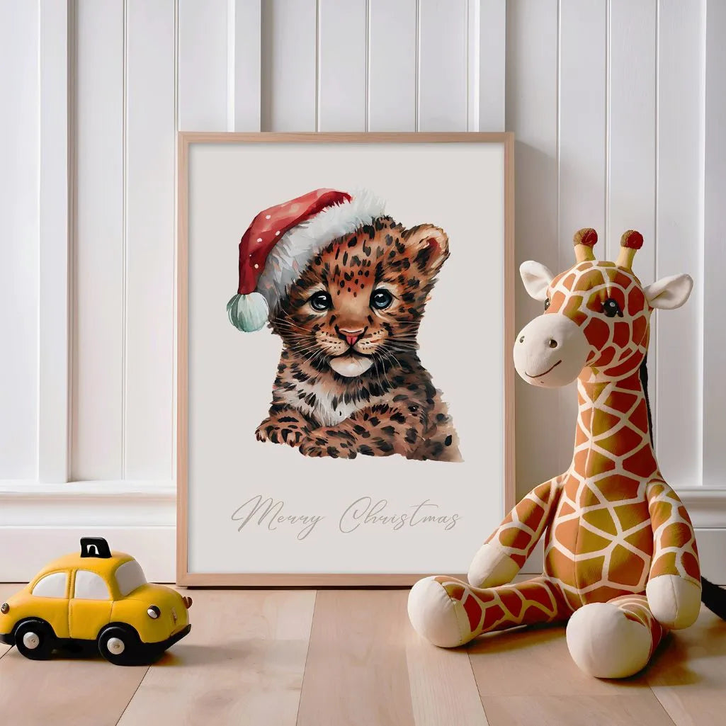 Poster „Kleiner Leopard“