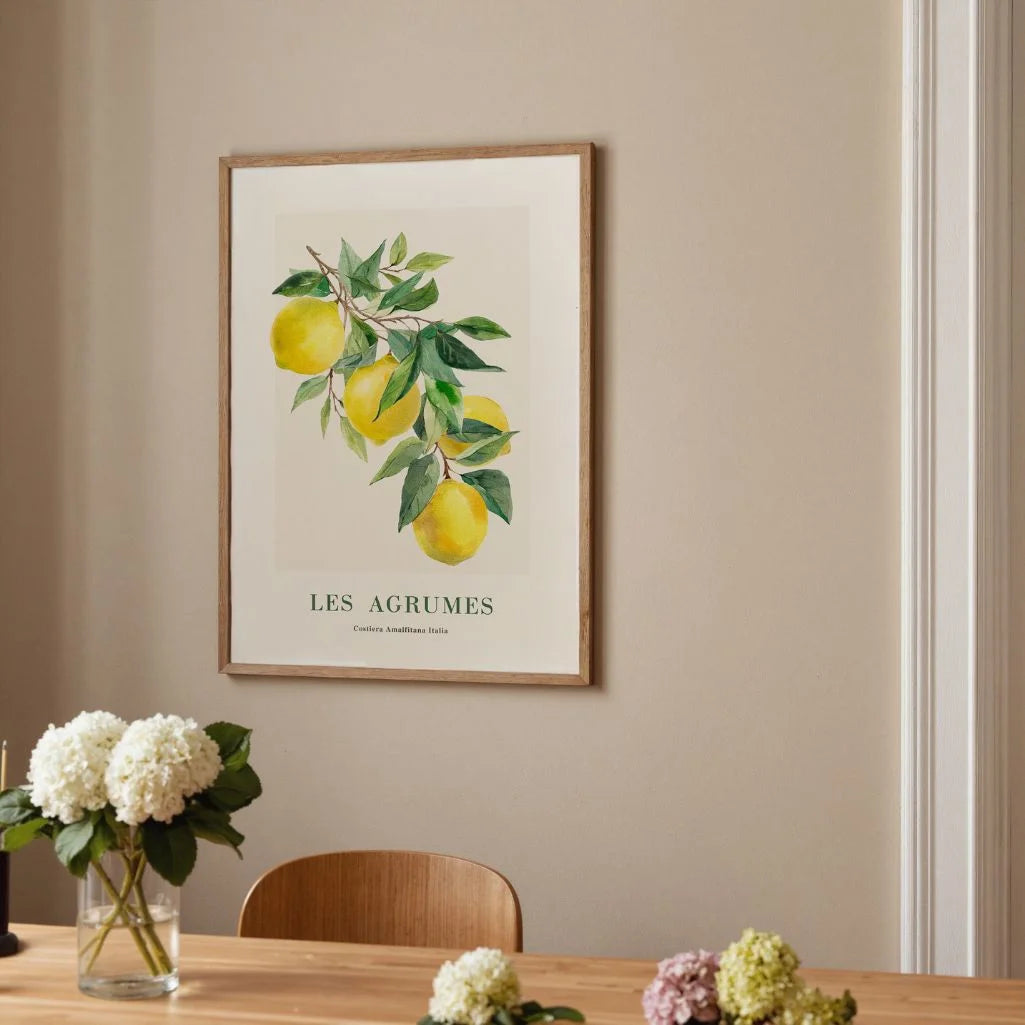Les Agrumes Amalfi Zitronen Poster