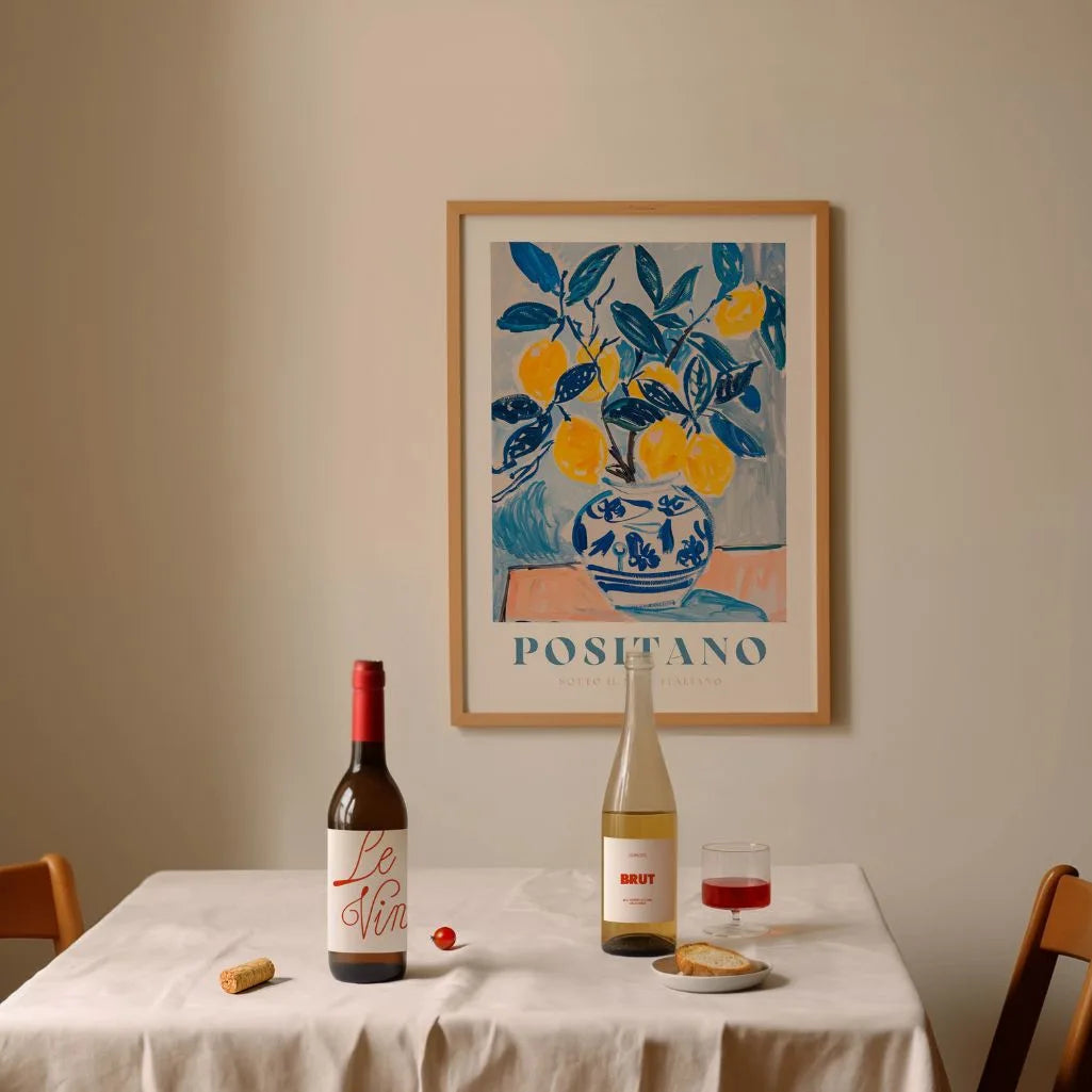 Positano Zitrone Poster