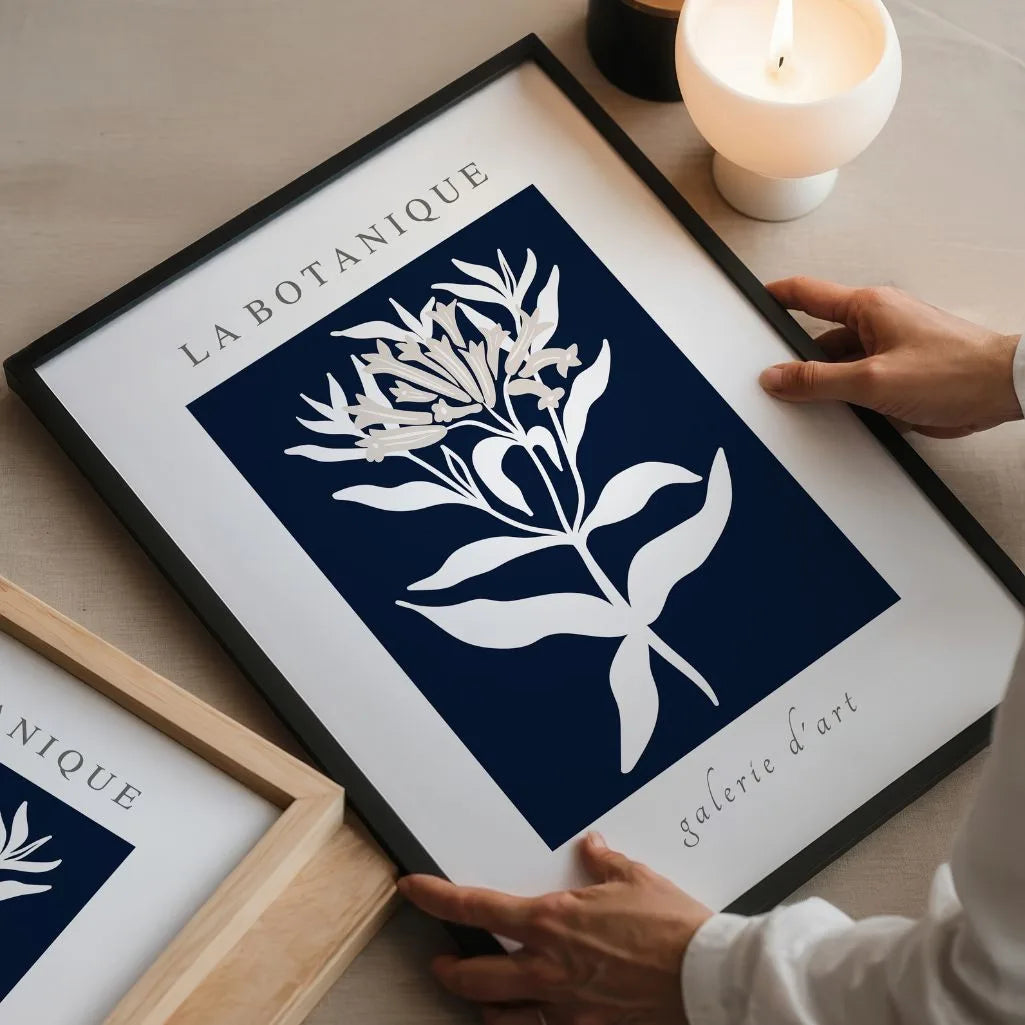 Minimalistisches botanisches Blumenposter