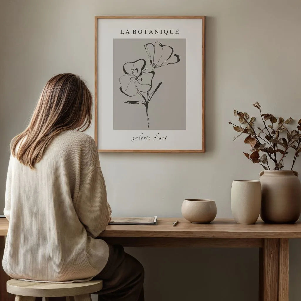 Le Botanique Blumenposter