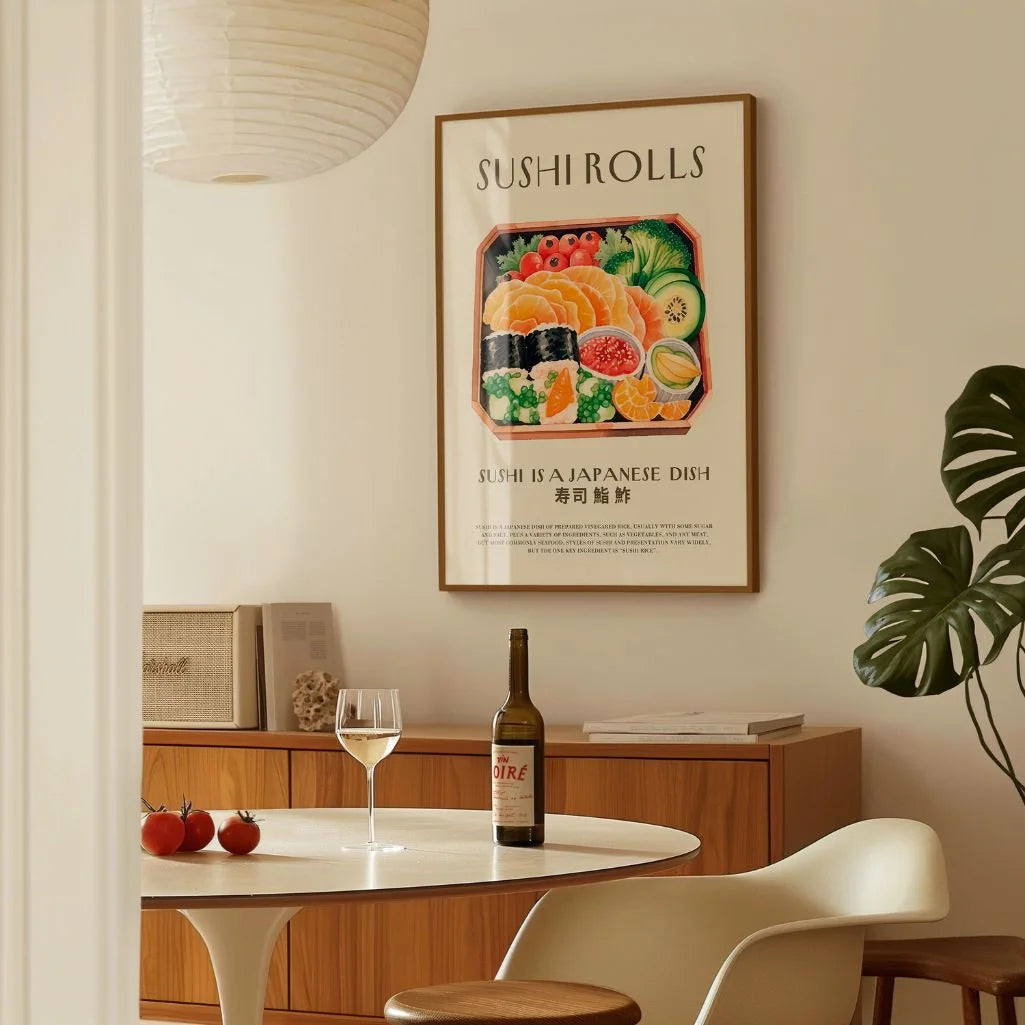 Sushi Platte Poster