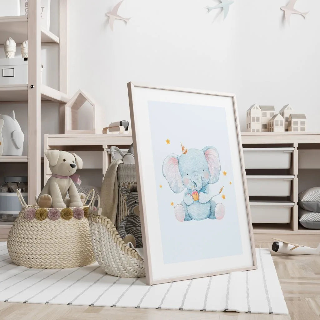 Elefanten-Geburtstagsposter