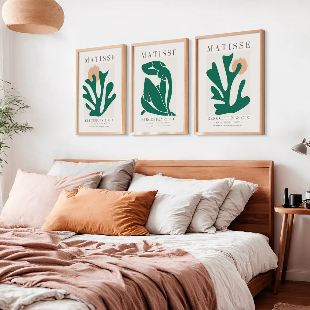 Henri-Matisse-Poster – Set aus 3 Stück „Nu Bleu & Organic Forms”