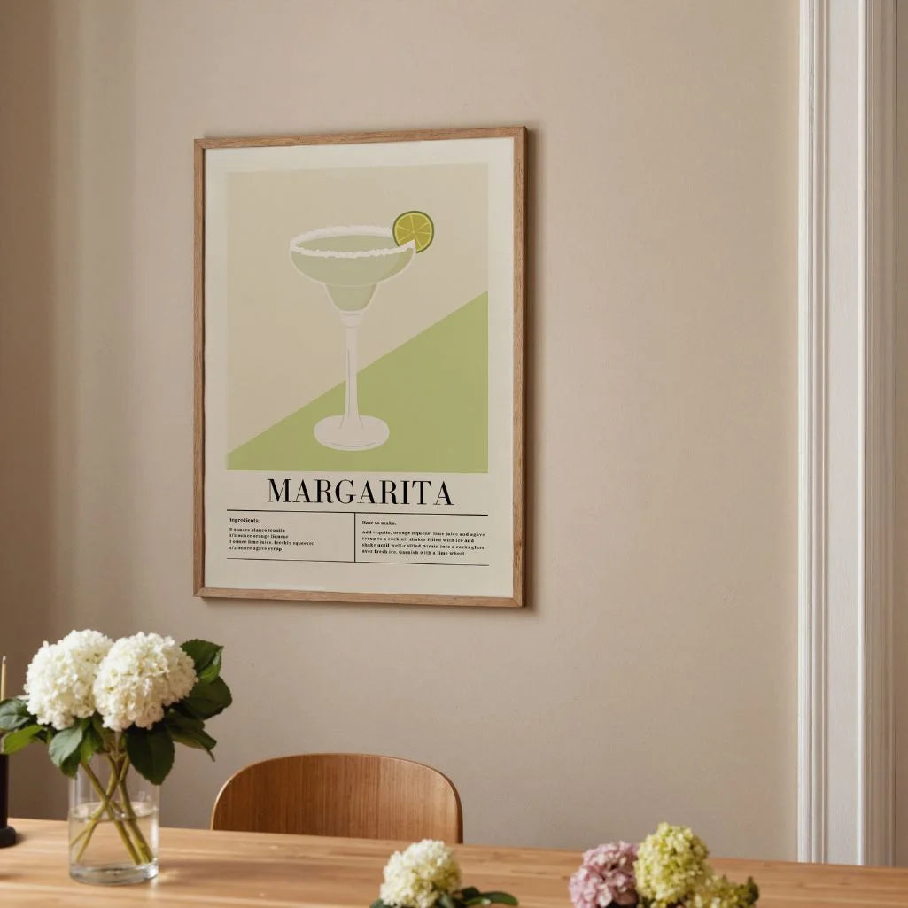 Margarita Klassischen Cocktail Poster