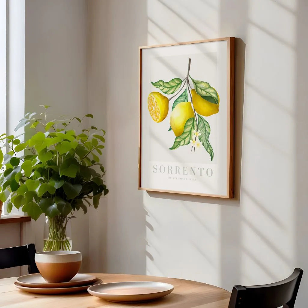 Sorrento Zitronen Poster