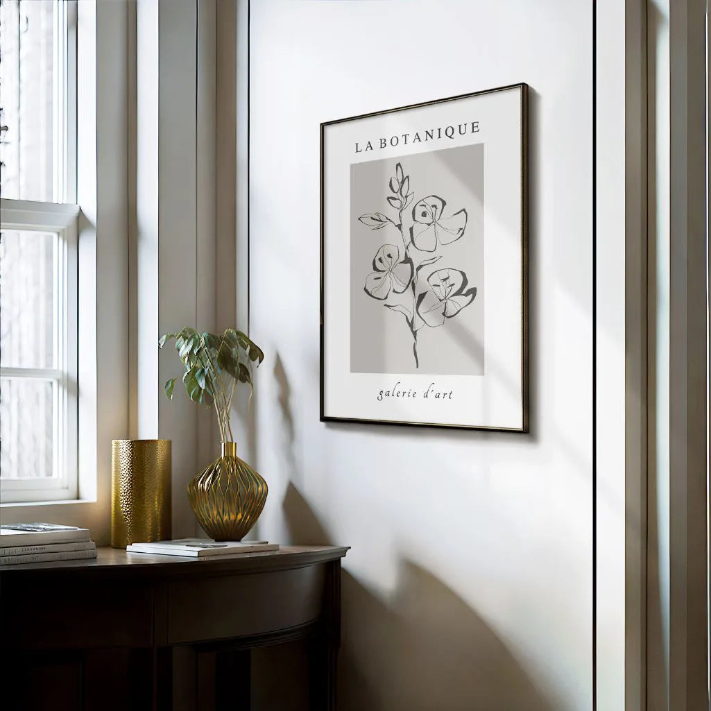 Le Botanique Blumenposter
