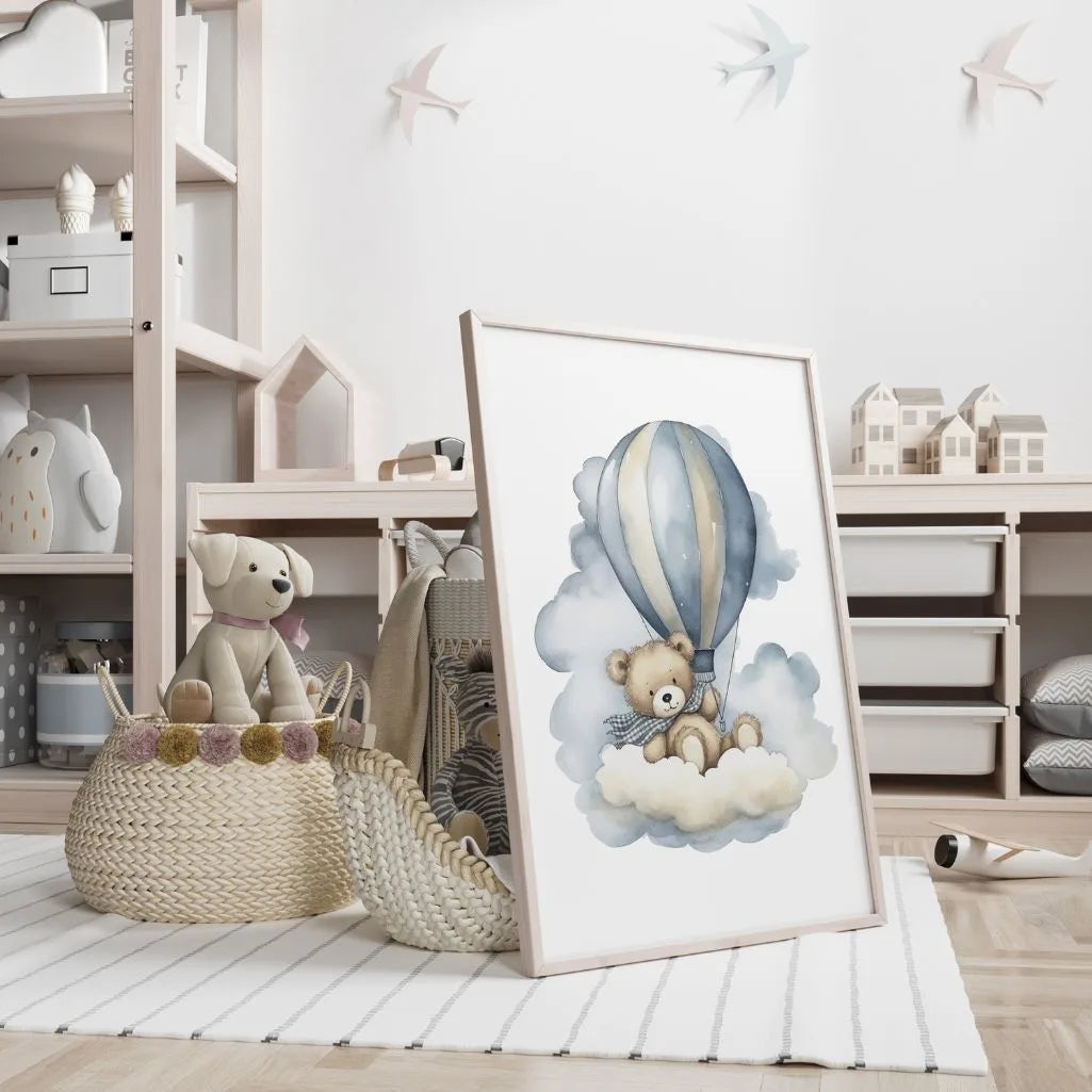 Teddybär mit Ballon Poster