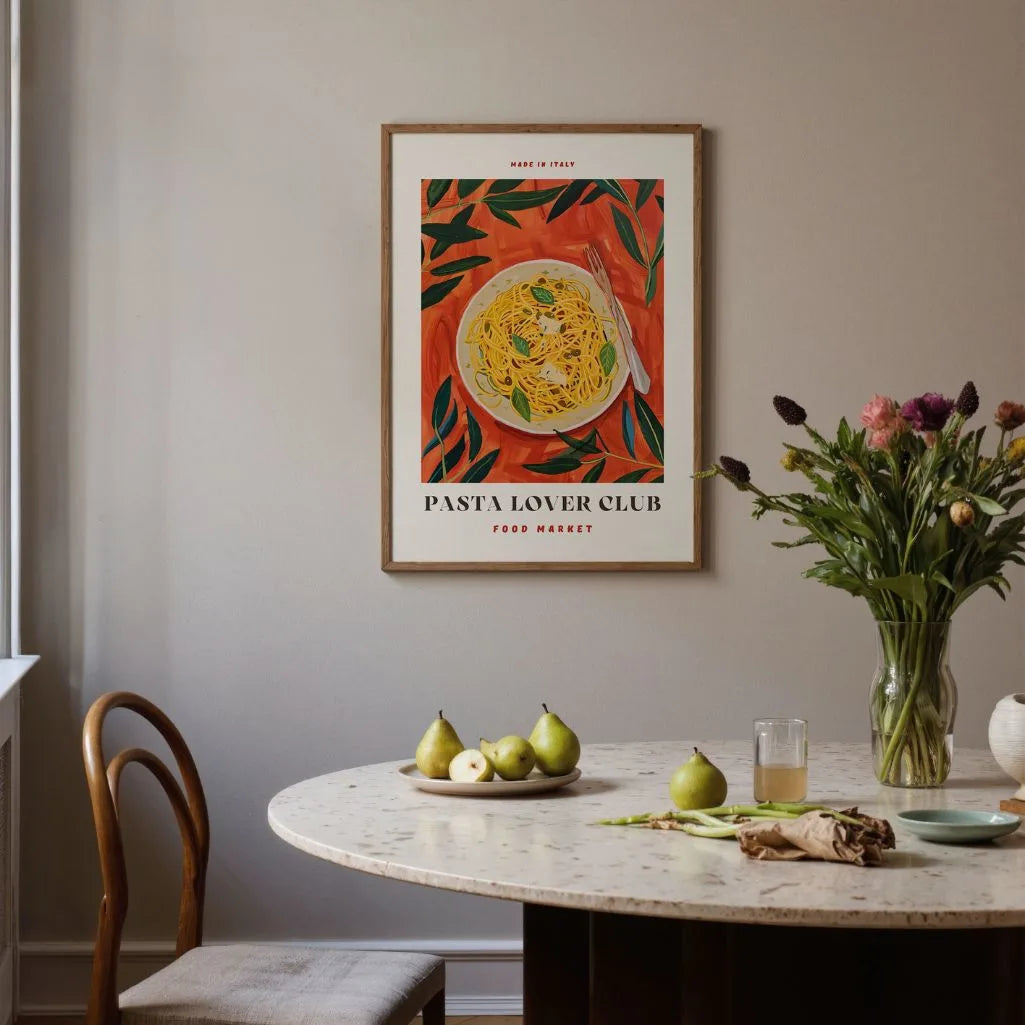Spaghetti Kunstposter