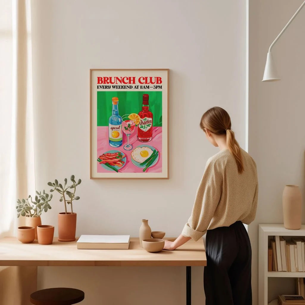 Frühstück Poster
