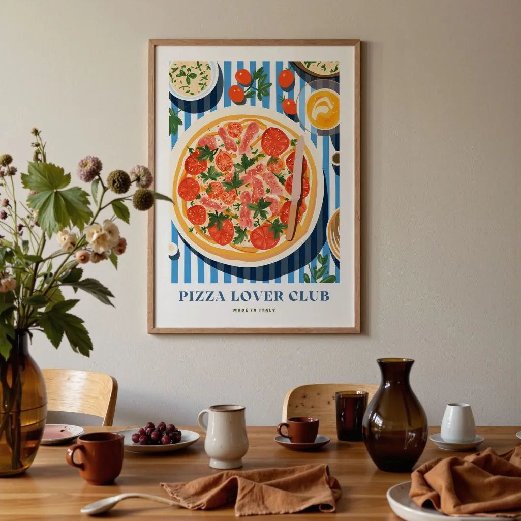 Tomaten Pizza Poster