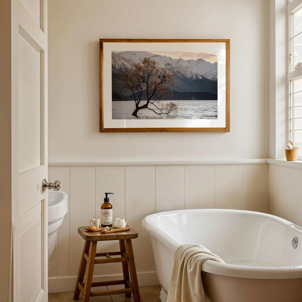 Poster „Baum im See“