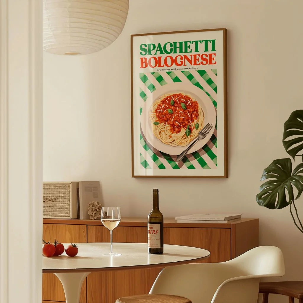 Klassischer Spaghetti Bolognese Poster
