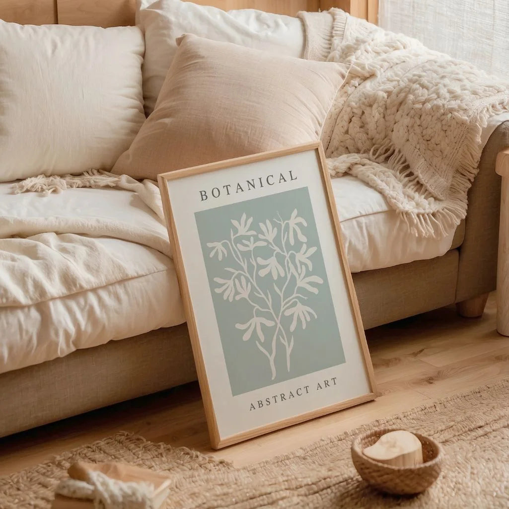 Abstraktes botanisches Poster: Zweig