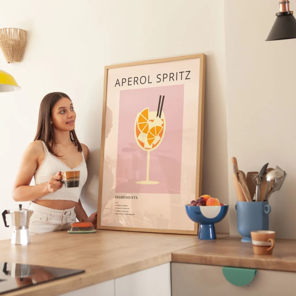 Aperol Spritz Poster Illustration