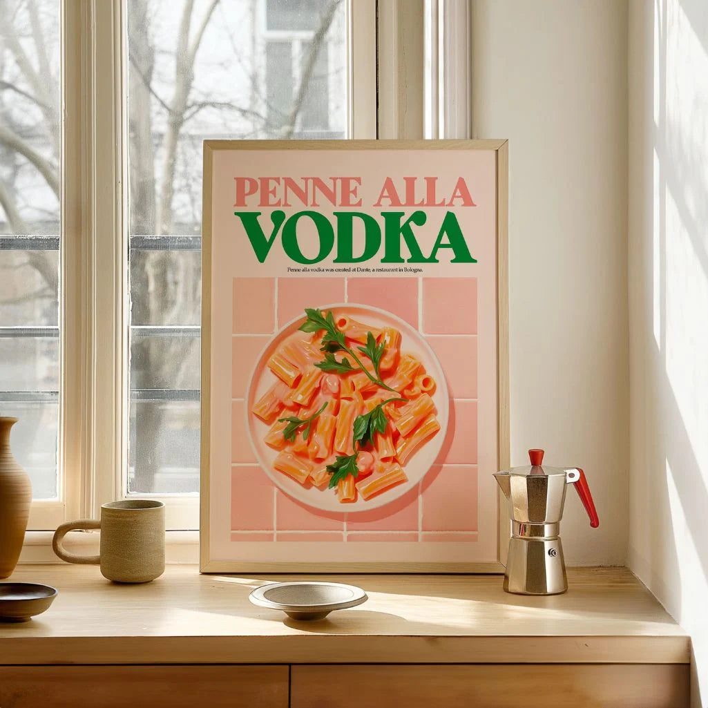 Penne Mit Wodka-Sauce Poster
