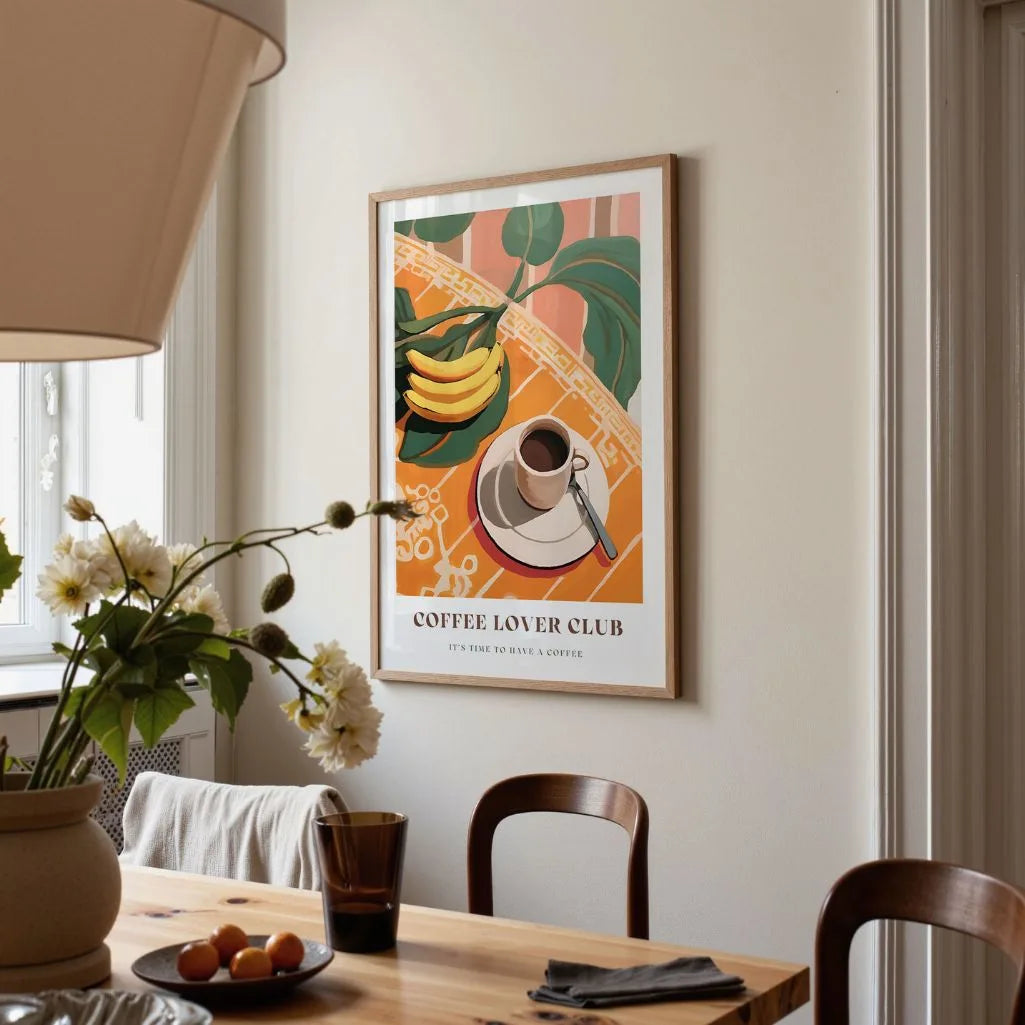 Kaffee Bananen Poster