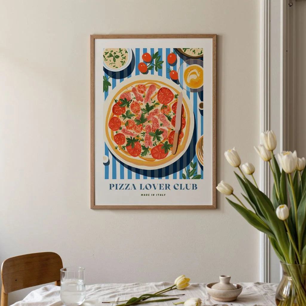 Tomaten Pizza Poster