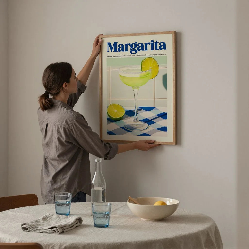 Margarita Cocktail Verde Poster