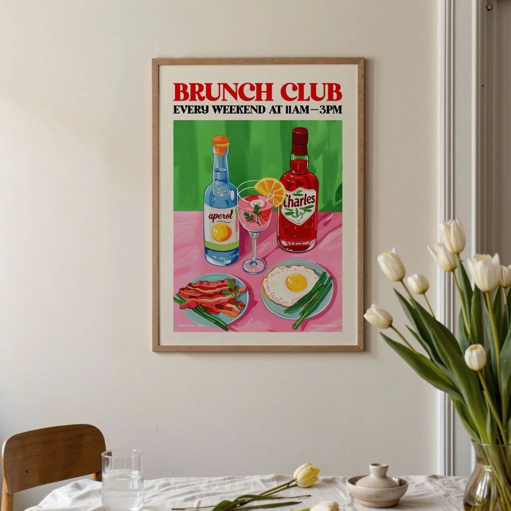 Frühstück Poster