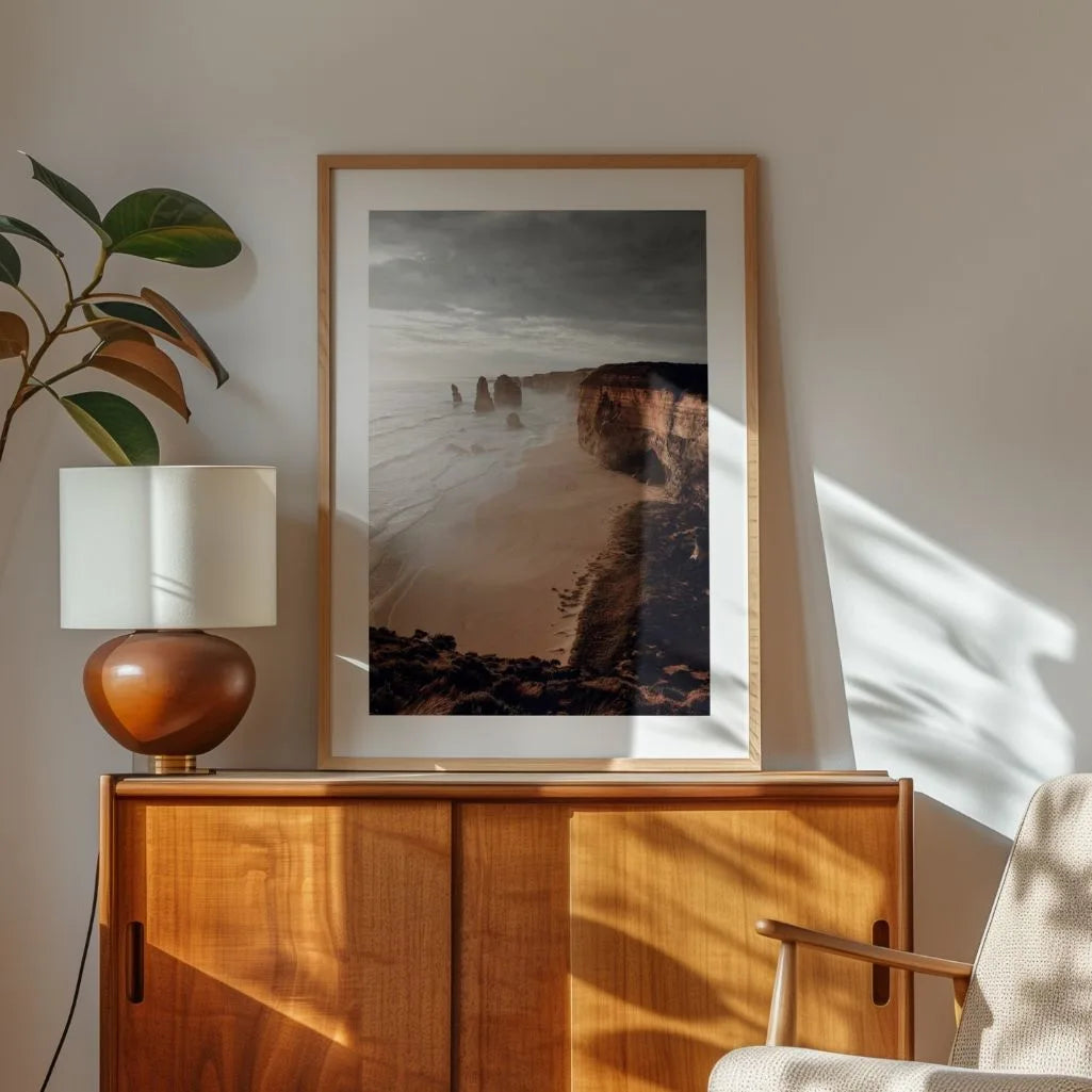 Klippen bei Dämmerung (Poster)