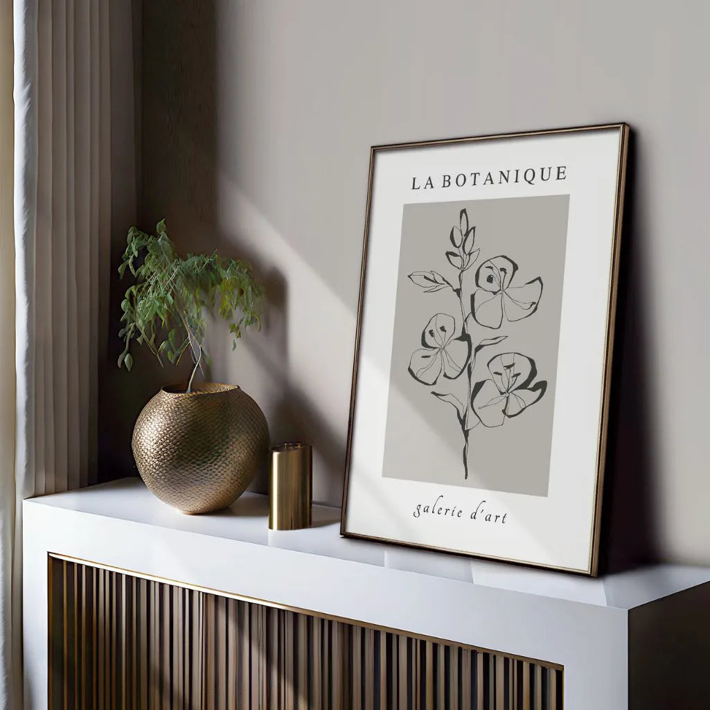 Le Botanique Blumenposter