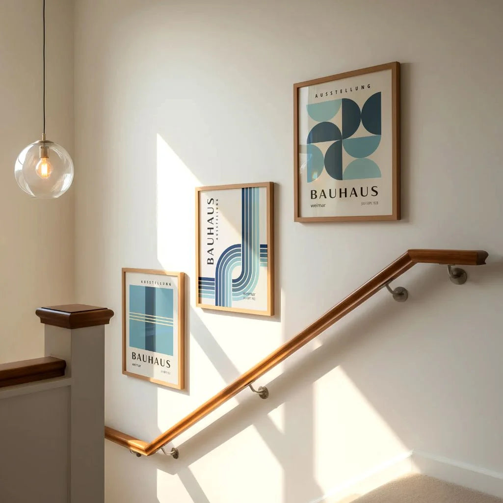 Bauhaus-Plakate – 3er-Set „Rhythmus von Weimar“