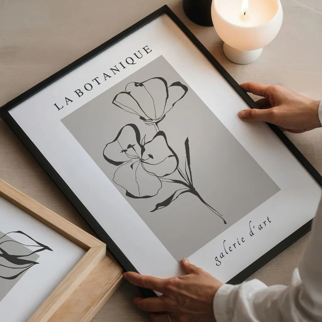 Le Botanique Blumenposter