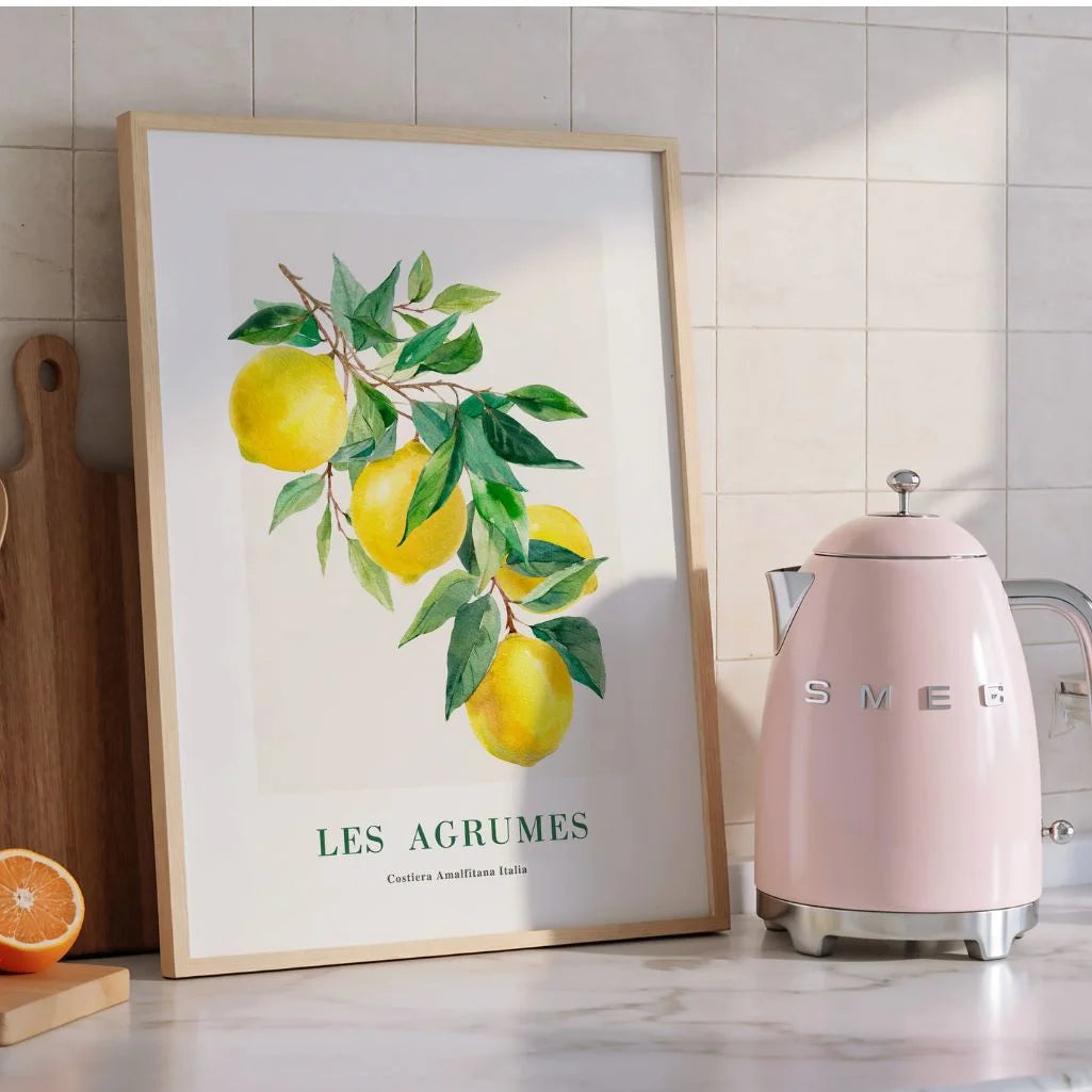 Les Agrumes Amalfi Zitronen Poster