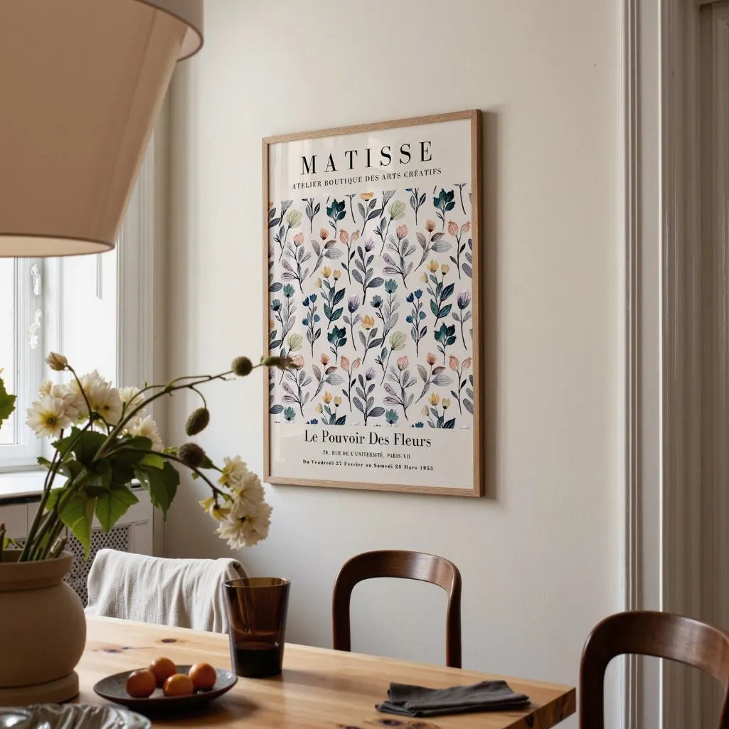 Matisse-Poster „Pastellblumen“