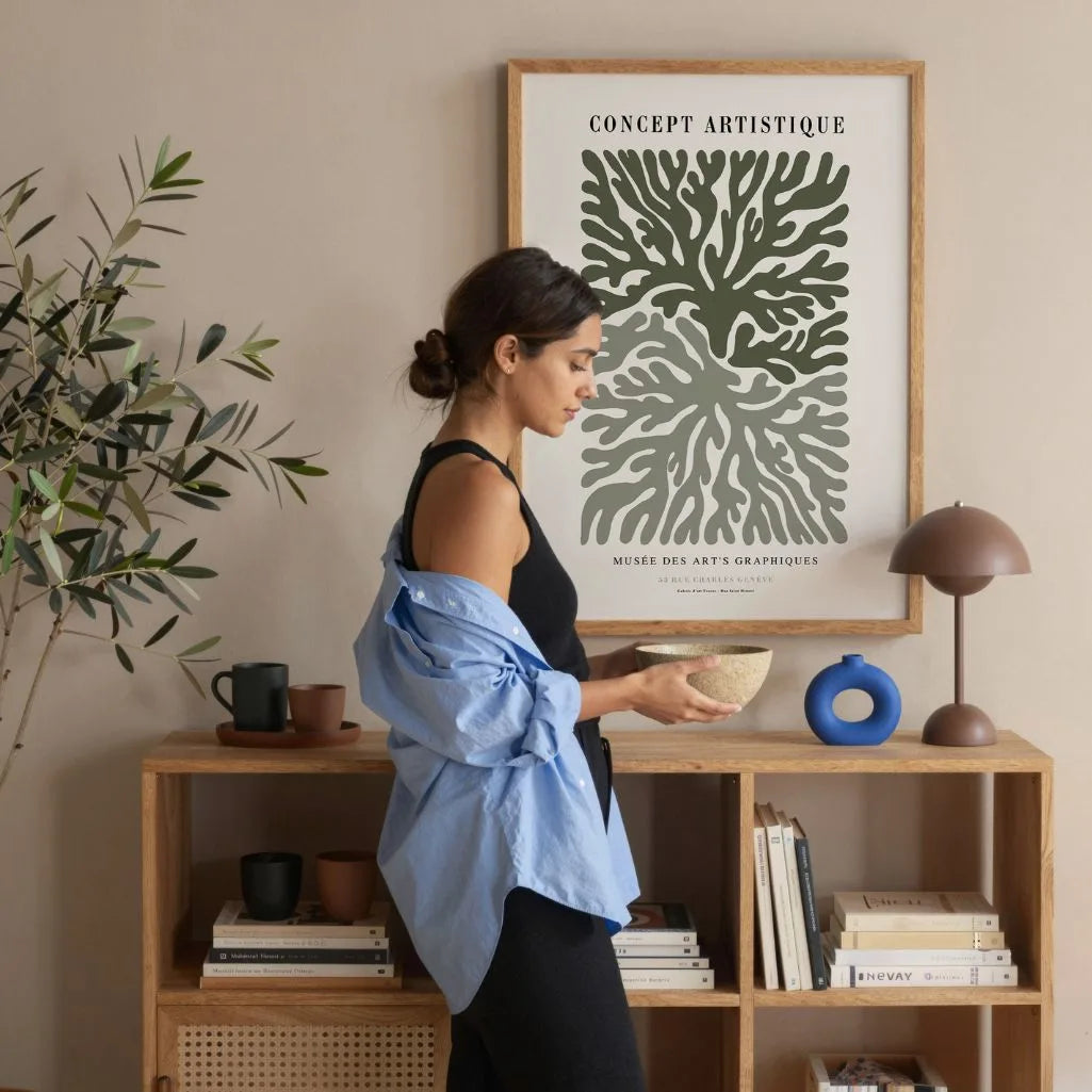 Korallengrünes Poster