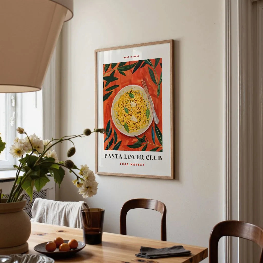 Spaghetti Kunstposter