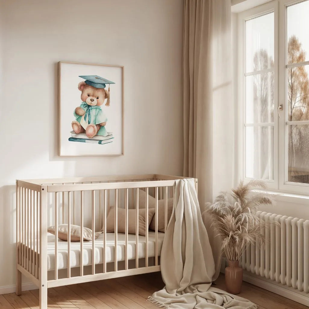Teddybär-Absolventenposter