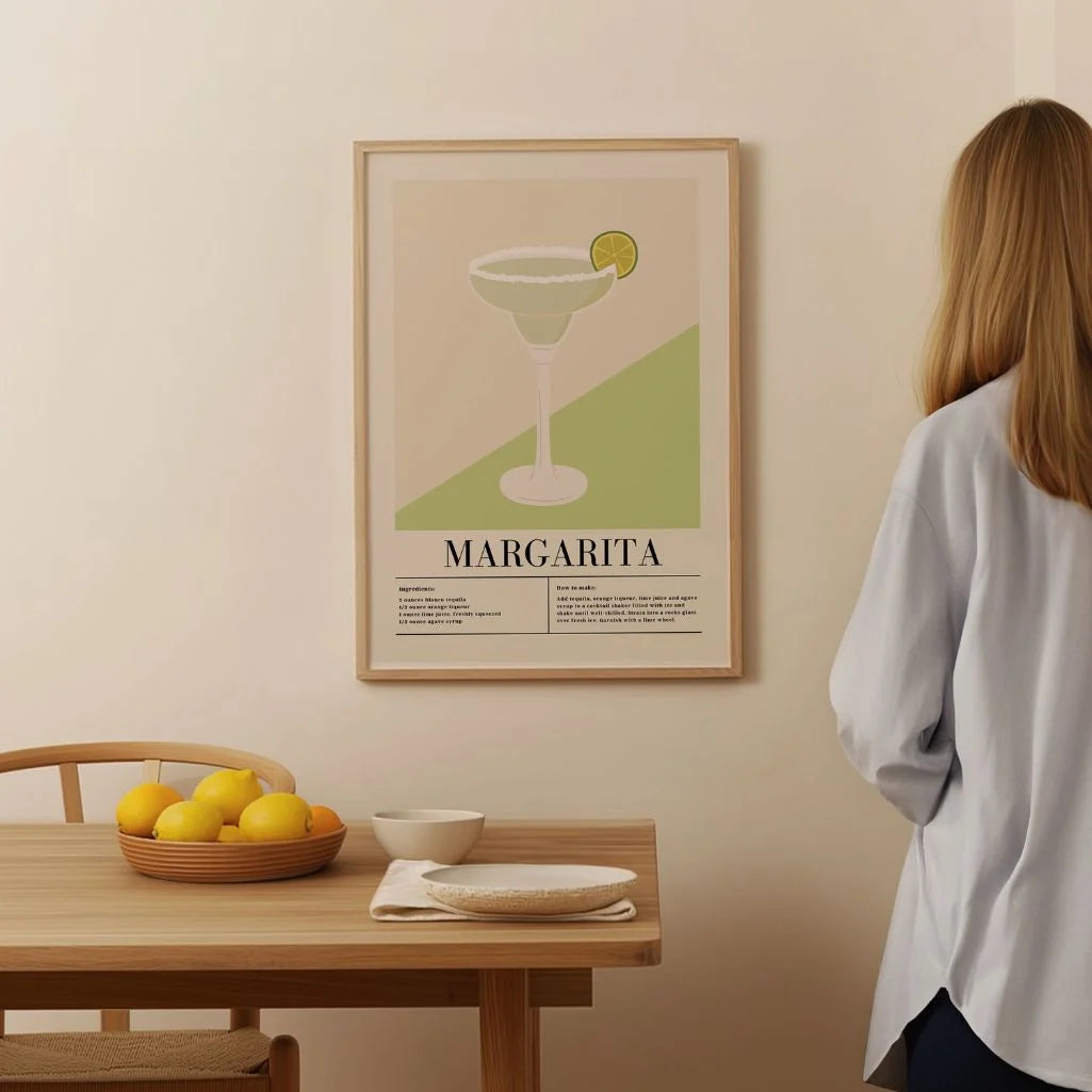 Margarita Klassischen Cocktail Poster