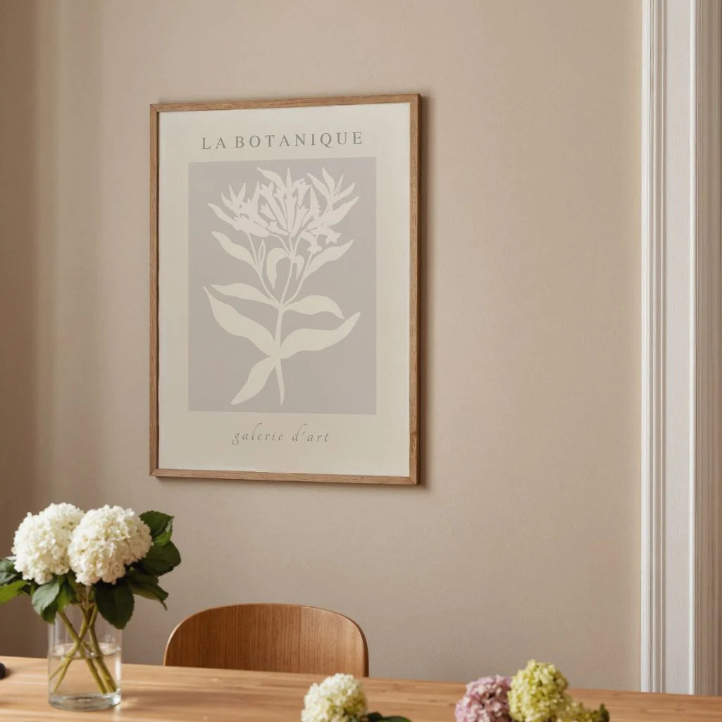 Botanisches Blumenposter