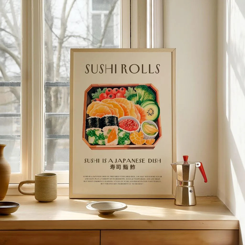 Sushi Platte Poster