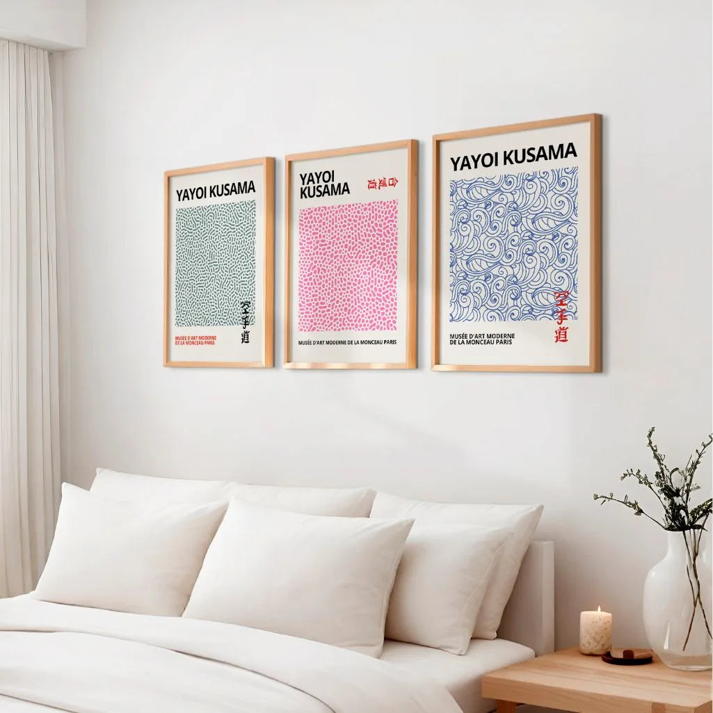 Organic Line Muster Poster – 3er-Set