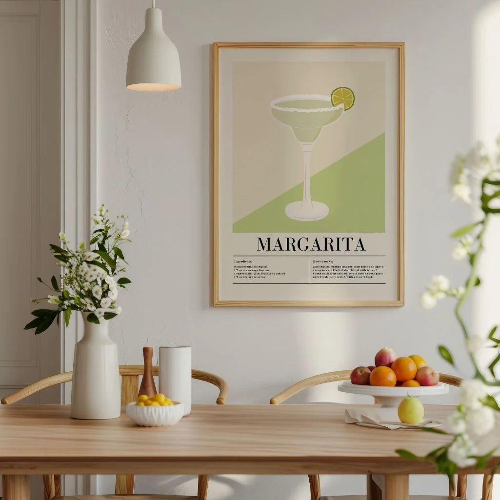 Margarita Klassischen Cocktail Poster