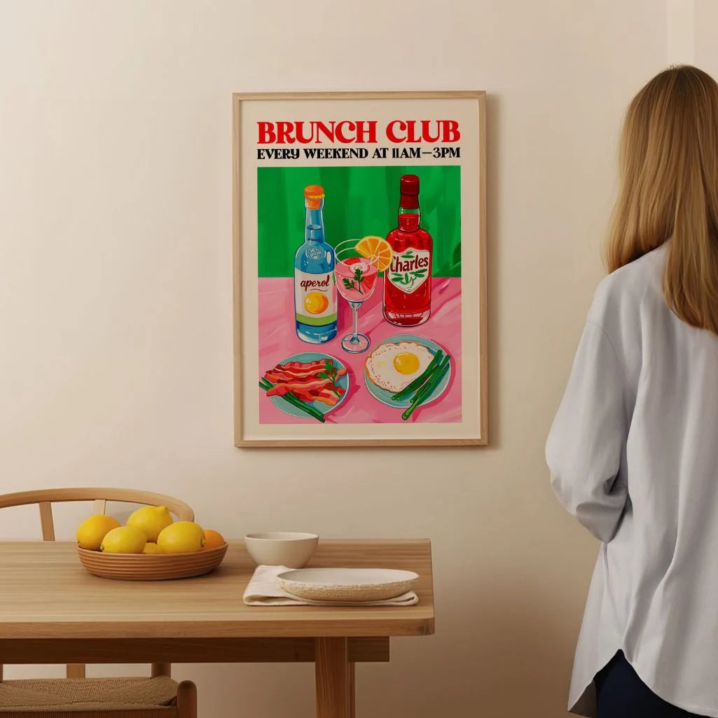 Frühstück Poster